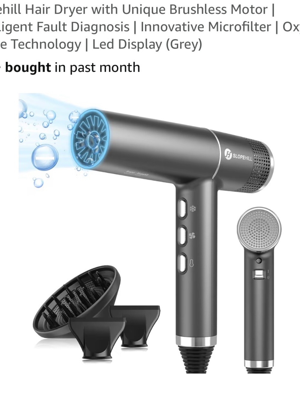 Slopehill lightweight Compact travel Hair Dryer